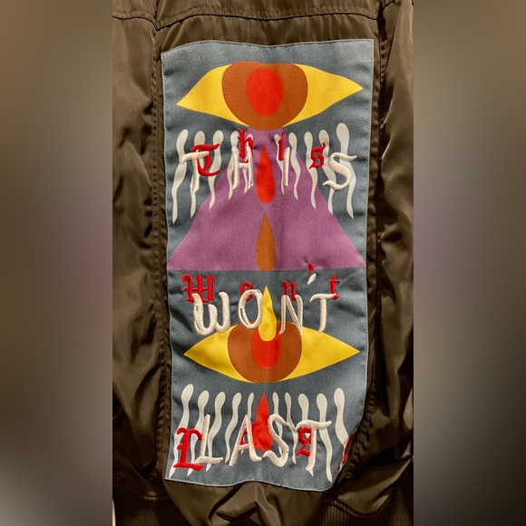 UNIF This Won’t last Bomber jacket - UNISEX Small - extraordinarily RARE - Picture 4 of 9